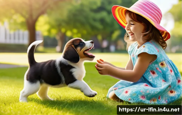 지방재정전문가 블로그 운영 전략 - **A young girl (6 years old) in a bright, sunny park wearing a colorful, modest dress and a sun hat,...