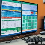 지방재정 전문가가 알아야 할 경제학 기본 - A detailed and vibrant illustration of a local government office in Pakistan actively managing its f...